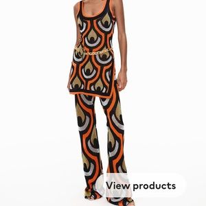 Brand New dress with matching pants Rabanne collection H&M (set) size M